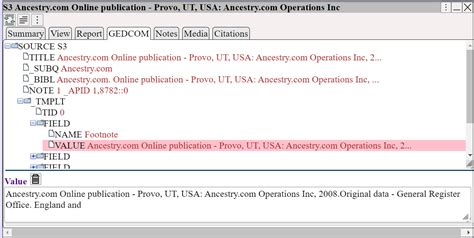 Image result for GEDCOM File Example