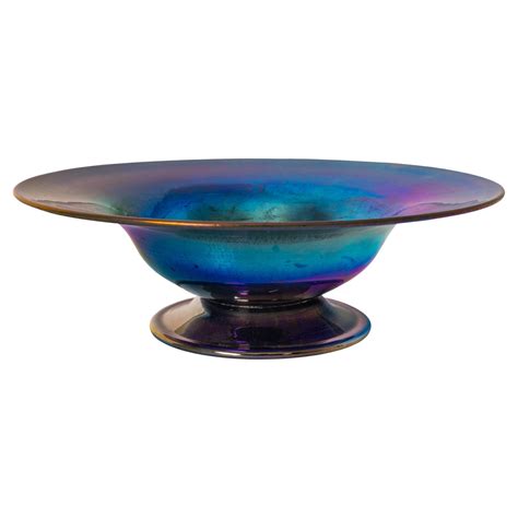 Large Antique Tiffany Favrile Art Glass Bowl For Sale at 1stDibs ...