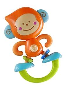Bkids Rattle and Teether Bebee Monkey, Multicolor : Amazon.in: Toys & Games