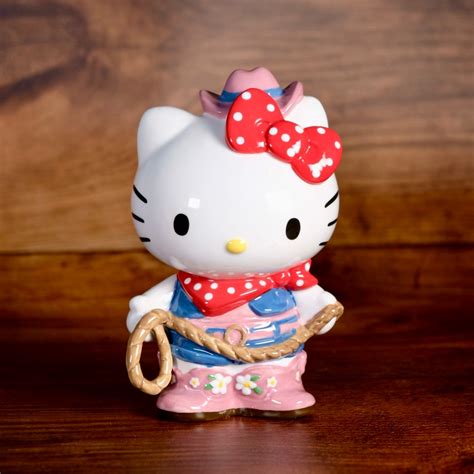 Hello Kitty Cowgirl Figurine | 4.75" X 4" X 7.375"