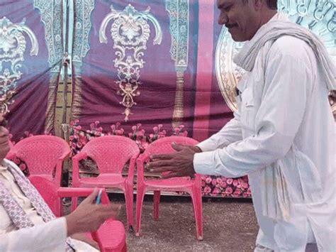 Panchayat Raj Minister finds empty chairs at service camp, scolds ...