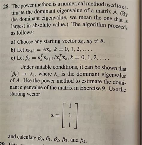 Power Method to Find Dominant Eigen Vakues Code in Python 的图像结果