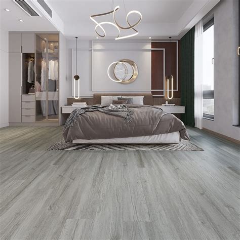 EVA Floors 12mil Collection Grey Oak Waterproof SPC Flooring
