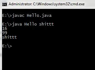 String Args Java 的图像结果