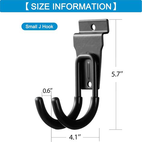 Buy PYBTOOL 12Pack Slatwall Hooks Heavy Duty Slatwall Accessories ...