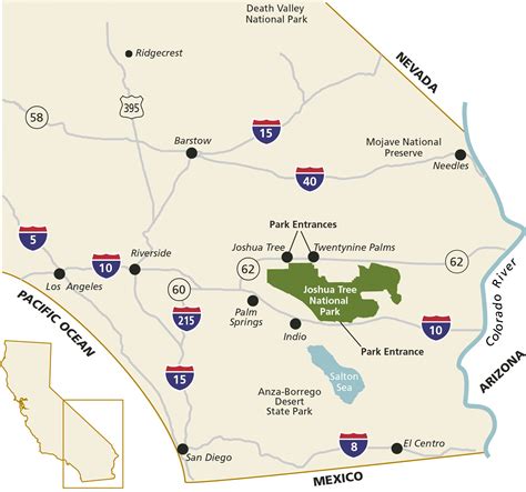 Joshua Tree National Park Map