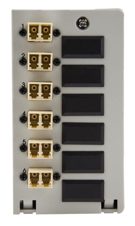 RS PRO | RS PRO Din Rail Demarcation BoxSeries, 6 Port LC, Multimode ...