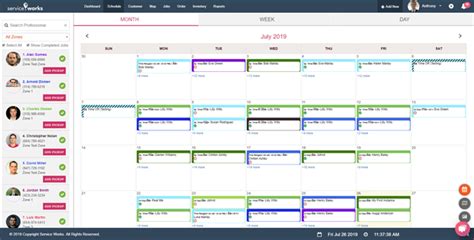 Dispatch Calendar 的图像结果