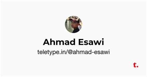 Ahmad Esawi — Teletype