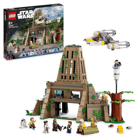LEGO 75365 Star Wars Yavin 4 Rebel Base with 10 Minifigures Including ...