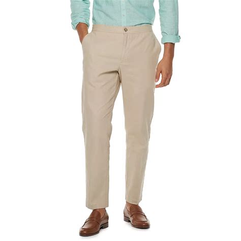 Men's Marc Anthony Slim-Fit Linen-Blend Pants