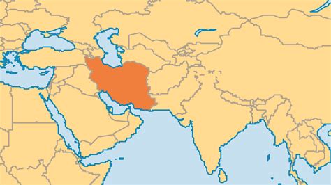 Iranian Desert Map