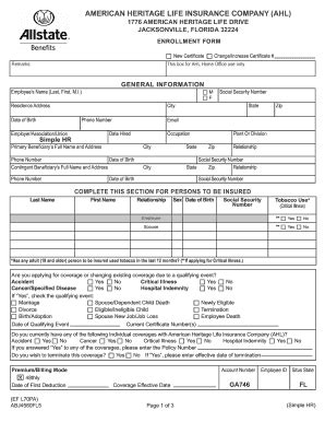 Fillable Online Allstate Application Fax Email Print - pdfFiller