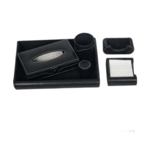 6 IN 1 - TRAY , SLIP BOX , PENSTAND , VISITING CARD HOLDER , PAPER ...