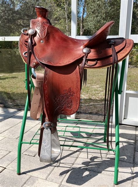 Used Custom Wade Saddle – Tack Shack Of Ocala
