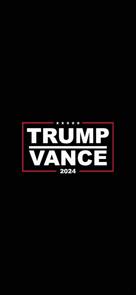 Official Trump 2024 Black — Free iPhone Wallpaper (4K/HD) | 2026