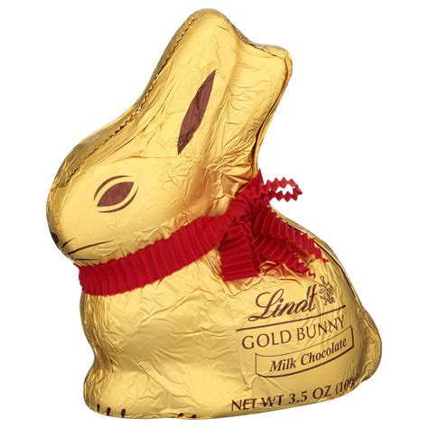 Lindt Gold Bunny, Milk Chocolate, Easter Chocolate Candy Bunny, 3.5 oz ...