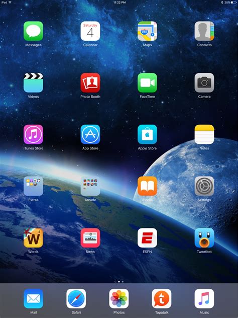 Image result for iOS 9 iPad Pro Home Screen