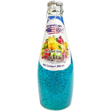 American Style Basil Seed Drink - Cocktail, 300ml Bottle : Amazon.in ...