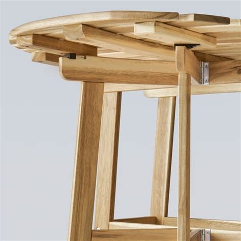 ASKHOLMEN gateleg table, outdoor, acacia - IKEA