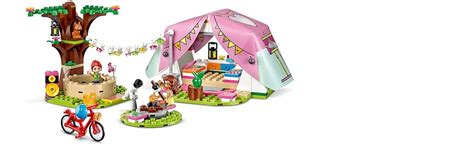 LEGO 41392 Friends Nature Glamping Outdoor Adventure Playset with Tent ...