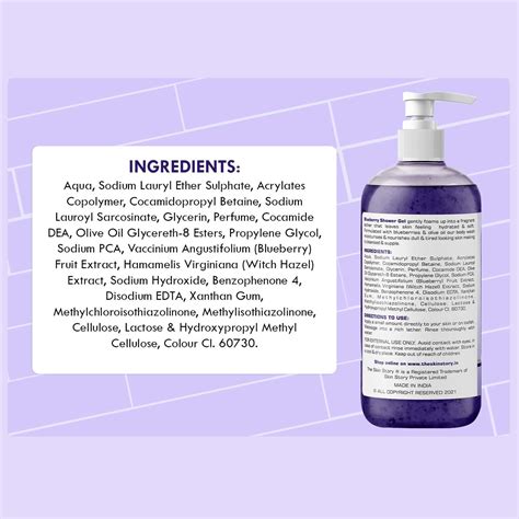 Buy THE SKIN STORY BLUEBERRY SHOWER GEL, 190ML Online & Get Upto 60% ...