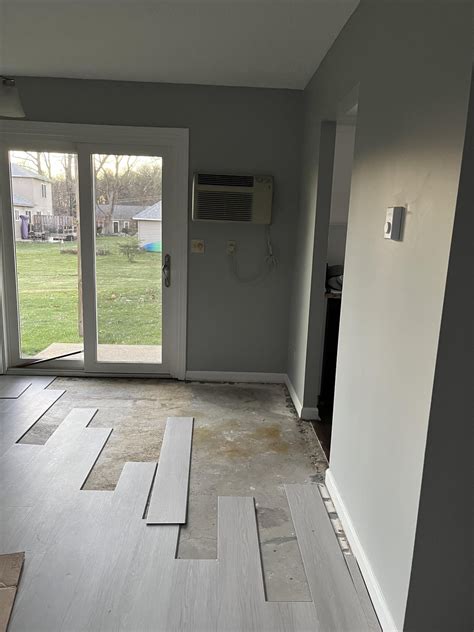 Had a leak and click lock vinyl floor was partially removed. Is there ...