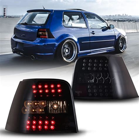 Buy ROXX Led Tail Lights Assembly for 1999-2004 Volkswagen Golf MK4 ...
