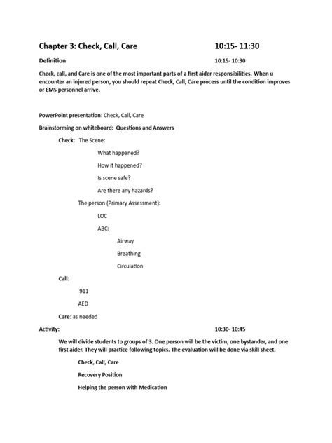 Image result for Introduction of First Aid Lesson Plan