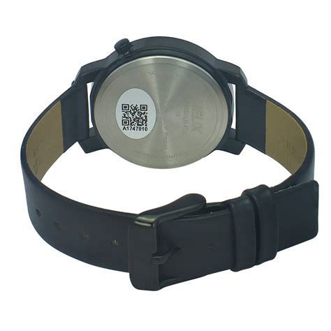 Helix By Timex Rose Gold Round Analog Leather Watch Women -TW032HL36