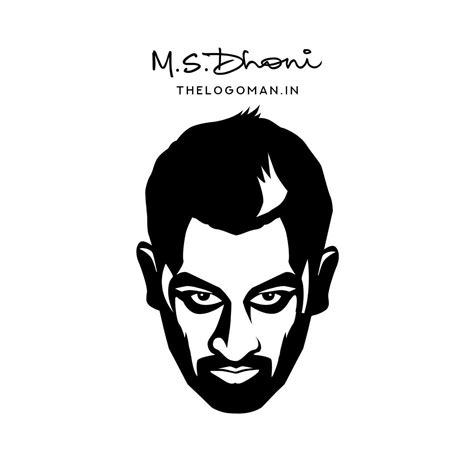 The Logo Man MSD Dhoni 3D Emblem Decal Mobile Phone Sticker Logo ...