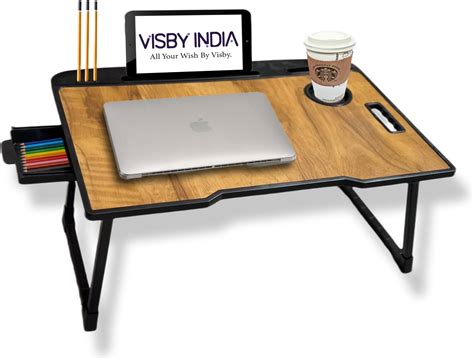 VISBY INDIA Office Table for Home/Writing Desk for Office/Folding Table ...