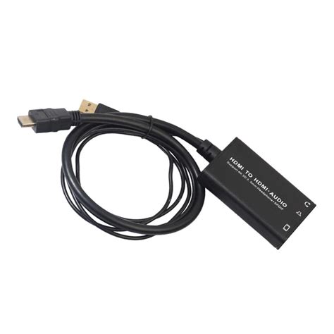 4K HDMI Audio Extractor Male to Female Audio Converter Decoder Separat ...