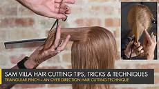 How To Cut And Style Your Hair Like Rinna by Triangular Pinch An Direction Hair Cutting How To Cut And Style Your Hair Like Rinna