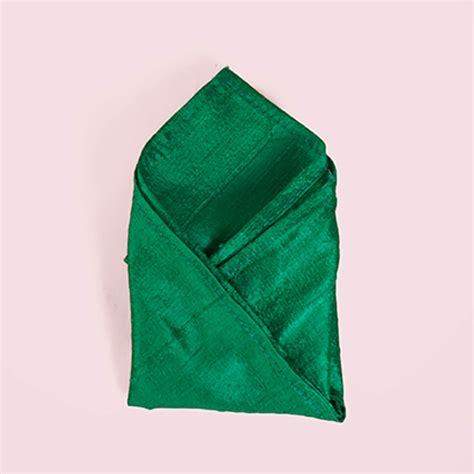 Buy Raw Silk Pocket Squares in Orange Ikat & Solid Green - Set of 2 ...