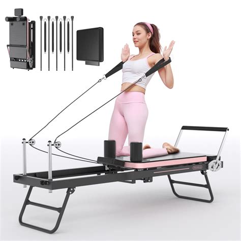 Customer reviews for UPGO Foldable Pilates Reformer, Pilates Machine ...