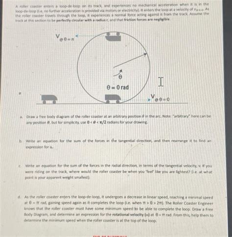Image result for Physics Roller Coaster Loop Problem