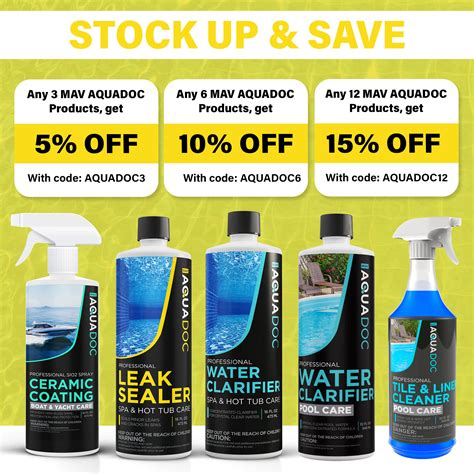 AquaDoc | Spa Leak Repair & Hot Tub Leak Sealer, Easily Fix a Leak for Pools & Spas, Hot Tub ...