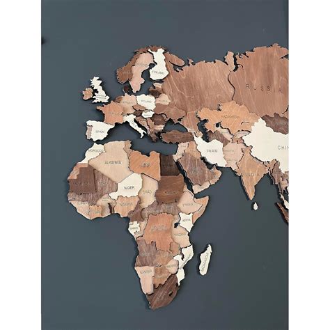 Mapofx Wooden World Map, Wood Map, Wall Art Decor, Map of India | Ubuy