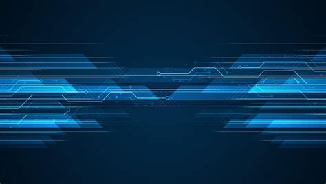 Circuit board motherboard blue technology background | Premium Vector