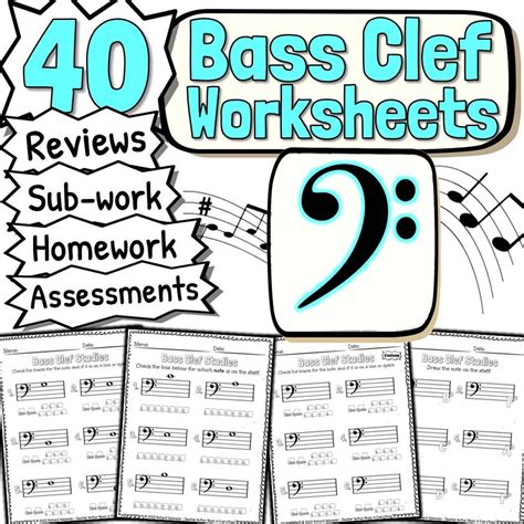 Image result for Bass Clef Reading Exercises
