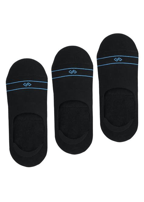Get Pack of 3 Black Invisible Loafer Socks at ₹ 329 | LBB Shop