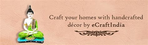 Buy eCraftIndia Buddha Idol (15 cm x 3 cm x 24 cm, Green) Online at Low ...