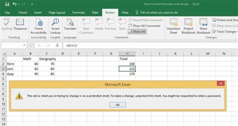 How to Lock Formulas in Excel 的图像结果