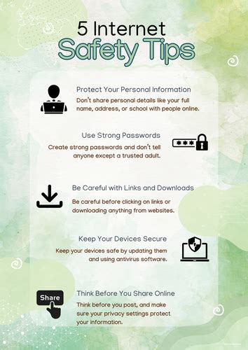 Image result for 5 Internet Safety Tips