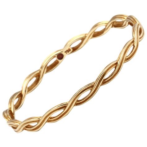 Solid Gold Bangle Bracelet at 1stDibs | solid gold bangles