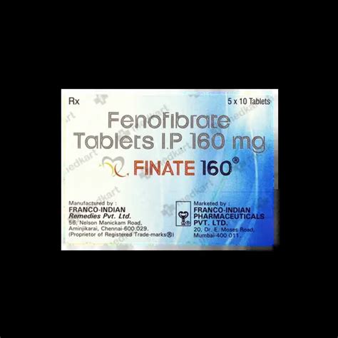 Buy Finate 160Mg Tablet 10S Online at Best Price | Medkart