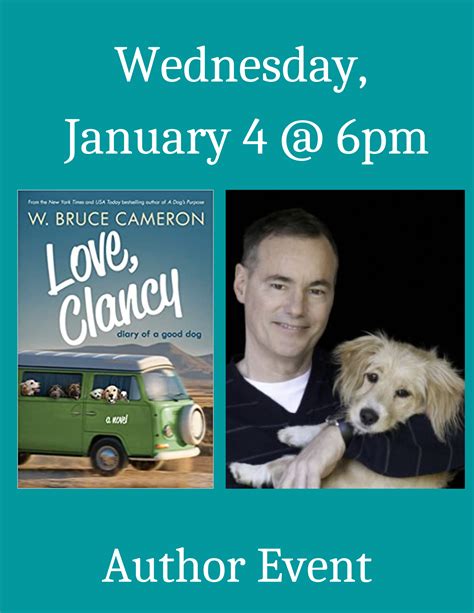 W. Bruce Cameron -- Author Event — Page & Palette