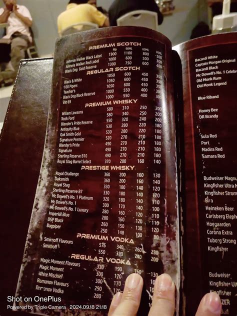 Menu at Hotel Shilpa (Gavran), Pimpri-Chinchwad, Old Mumbai - Pune Hwy