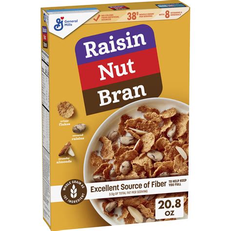 Raisin Nut Bran General Mills Cereal in Breakfast Cereal - Walmart.com